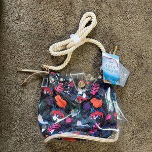 New Disney The Little Mermaid Clear Purse with Liner for Kids
